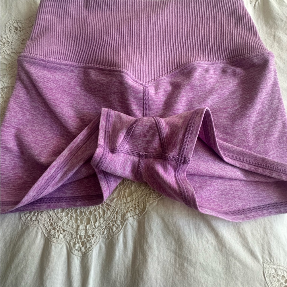 Alo Alosoft Aura Shorts, Pink Lavender, Size XS - Picture 3 of 6